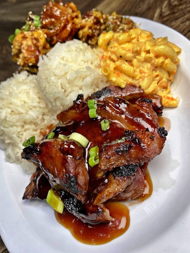 Teriyaki Steak.