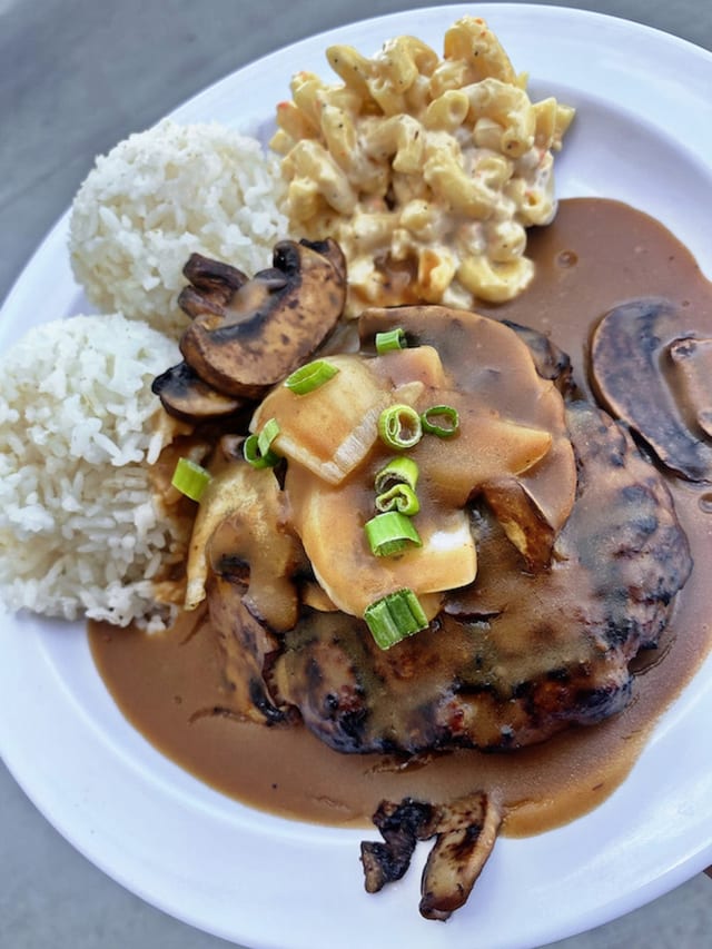 Hamburgah Steak.